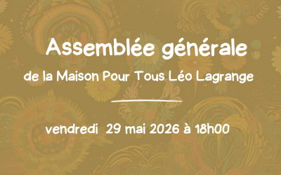 Assemblée générale de la Maison Pour Tous